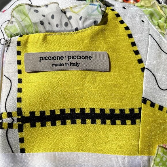 Piccione Piccione Bee & Flower Print Dress Mini - Picture 7 of 9